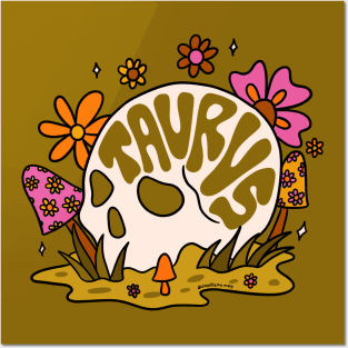Taurus Skull Posters and Art